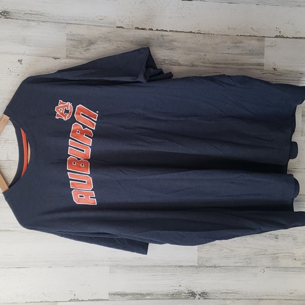 Colosseum Auburn University Tigers gray orange collegiate tshirt Size 5X